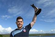 14 September 2017; Ronan Murray of Galway United, who works as a gym instructor at the Broadhaven Bay Hotel Spa and Leisure Centre, with his SSE Airtricity / SWAI Player of the Month Award for August 2017 at the Broadhaven Bay Hotel in Belmullet, Co Mayo. Photo by Ray McManus/Sportsfile