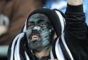 23 June 2012; A New Zealand supporter during the game. Steinlager Series 2012, 3rd Test, New Zealand v Ireland, Waikato Stadium, Hamilton, New Zealand. Picture credit: Ross Setford / SPORTSFILE