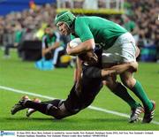 23 June 2012; Rory Best, Ireland, is tackled by Aaron Smith, New Zealand. Steinlager Series 2012, 3rd Test, New Zealand v Ireland, Waikato Stadium, Hamilton, New Zealand. Picture credit: Ross Setford / SPORTSFILE