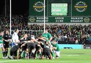 23 June 2012; A general view of the scoreboard towards the end of the game. Steinlager Series 2012, 3rd Test, New Zealand v Ireland, Waikato Stadium, Hamilton, New Zealand. Picture credit: Ross Setford / SPORTSFILE