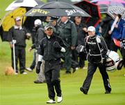28 June 2012; Grame McDowell approaches the 11th green during the 2012 Irish Open Golf Championship. Royal Portrush, Portrush, Co. Antrim. Picture credit: Oliver McVeigh / SPORTSFILE