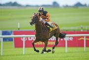 30 June 2012; Rock on Ciara, with Shane Foley up, on their way to winning the Dubai Duty Free Millennium Millionaire European Breeders Fund Fillies Handicap. Irish Derby Festival, Curragh Racecourse, The Curragh, Co. Kildare. Picture credit: Barry Cronin / SPORTSFILE