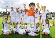 14 September 2017; Attendees during the Aviva Soccer Sisters Golden Camp. Forty girls from the Aviva ‘Soccer Sisters’ initiative were given the opportunity of a lifetime, as they took part in a special training session alongside several members of the Republic of Ireland women’s senior team. The girls were selected from over 4,000 budding footballers between the ages of seven and 12 to take part in the special session at the FAI National Training Centre, as part of the 2017 Aviva Soccer Sisters Golden Camp. The Camp saw the girls sit in on a full Irish team training session, before taking to the field with the team ahead of next Tuesday’s FIFA World Cup Qualifier against Northern Ireland. The Aviva Soccer Sisters programme has been running since 2010 and is aimed at engaging young girls in physical exercise and attracting them to the game of football. Over 30,000 girls have taken part in the programme since it first kicked off, including Roma McLaughlin who is part of Colin Bell’s line-up for next week’s qualifier.  For further information on Aviva Soccer Sisters, visit: www.aviva.ie/soccersisters  #AvivaSoccerSisters. FAI National Training Centre, Abbotstown, Dublin. Photo by Stephen McCarthy/Sportsfile