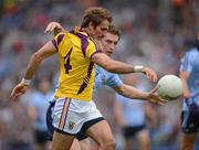 1 July 2012; Brian Malone, Wexford, in action against Kevin Nolan, Dublin. Leinster GAA Football Senior Championship Semi-Final, Dublin v Wexford, Croke Park, Dublin. Picture credit: Ray McManus / SPORTSFILE