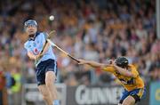 7 July 2012; Paul Ryan, Dublin, in action against Domhnall O'Donovan, Clare. GAA Hurling All-Ireland Senior Championship, Phase 2, Clare v Dublin, Cusack Park, Ennis, Co. Clare. Picture credit: Ray McManus / SPORTSFILE