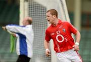 8 July 2012; Fintan Goold celebrates scoring the first Cork goal after 14 minutes. Munster GAA Football Senior Championship Final, Cork v Clare, Gaelic Grounds, Limerick. Picture credit: Ray McManus / SPORTSFILE