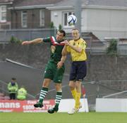 8 July 2012; Gavin Kavanagh, Cork City, in action against David Scully, Bohemians. Airtricity League Premier Division, Cork City v Bohemians, Turners Cross, Cork. Picture credit: Cillian Kelly / SPORTSFILE