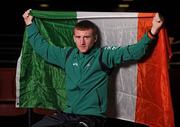 10 July 2012; Team Ireland boxing member Paddy Barnes after a press conference ahead of the London 2012 Olympic Games. Team Ireland Boxing press conference, National Stadium, South Circular Road, Dublin. Picture credit: David Maher / SPORTSFILE