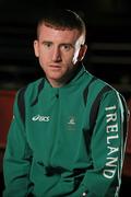 10 July 2012; Team Ireland boxing member Paddy Barnes after a press conference ahead of the London 2012 Olympic Games. Team Ireland Boxing press conference, National Stadium, South Circular Road, Dublin. Picture credit: David Maher / SPORTSFILE