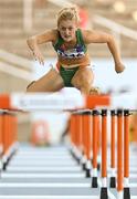 14 July 2012; Ireland's Sarah Lavin in action during her semi-final of the Women's 100m Hurdles. IAAF World Junior Athletics Championships, Montjuïc Olympic Stadium, Barcelona, Spain. Picture credit: Brendan Moran / SPORTSFILE