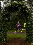 30 September 2017; Former Cork GAA footballer Valerie Mulcahy during the Ballincollig parkrun where Vhi hosted a special event to celebrate their partnership with parkrun Ireland. Former Cork GAA footballer Valerie Mulcahy was on hand to lead the warm up for parkrun participants before completing the 5km course alongside newcomers and seasoned parkrunners alike. Vhi provided walkers, joggers, runners and volunteers at Ballincollig parkrun with a variety of refreshments in the Vhi Relaxation Area at the finish line. A qualified physiotherapist Will Cuddihy was also available to guide participants through a post event stretching routine to ease those aching muscles. Parkruns take place over a 5km course weekly, are free to enter and are open to all ages and abilities, providing a fun and safe environment to enjoy exercise. To register for a parkrun near you visit www.parkrun.ie. New registrants should select their chosen event as their home location. You will then receive a personal barcode which acts as your free entry to any parkrun event worldwide. The Regional Park, Ballincollig, Co Cork. Photo by Eóin Noonan/Sportsfile