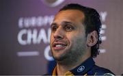 2 October 2017; Leinster captain Isa Nacewa in attendance at the European Rugby Champions Cup and Challenge Cup 2017/18 season launch for PRO14 clubs at the Convention Centre in Dublin. Photo by Brendan Moran/Sportsfile