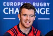 2 October 2017; Peter O'Mahony of Munster in attendance at the European Rugby Champions Cup and Challenge Cup 2017/18 season launch for PRO14 clubs at the Convention Centre in Dublin. Photo by Eóin Noonan/Sportsfile