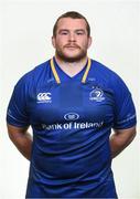 15 August 2017; Leinster's Jack McGrath photographed at Leinster Rugby Headquarters in Dublin. Photo by Ramsey Cardy/Sportsfile