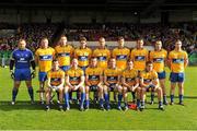 28 July 2012; The Clare team. GAA Football All-Ireland Senior Championship Qualifier, Round 4, Kerry v Clare, Gaelic Grounds, Limerick. Picture credit: Diarmuid Greene / SPORTSFILE