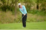 1 August 2012; Leona Maguire pitches onto the 13th green during the practice day of the Ladies Irish Open, supported by Failte Ireland. Killeen Castle, Dunsany, Co. Meath. Picture credit: Matt Browne / SPORTSFILE