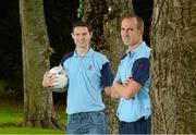 2 August 2012; Drogheda United's Alan McNally, left, and Alan Byrne after a press briefing ahead of their Airtricity League Premier Division match against Sligo Rovers on Saturday. Drogheda United Press Briefing, Newland's Golf Club, Newland's Cross, Dublin. Picture credit: Matt Browne / SPORTSFILE