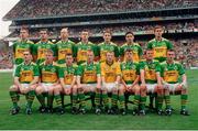 28 September 1997; The Kerry team prior to the GAA Football All-Ireland Senior Championship Final match between Kerry and Mayo at Croke Park in Dublin. Photo by Ray McManus/Sportsfile