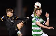 10 October 2017; Sean Gannon of Dundalk in action against Ronan Finn of Shamrock Rovers during the Irish Daily Mail FAI Cup Semi-Final Replay match between Shamrock Rovers and Dundalk at Tallaght Stadium in Tallaght, Dublin. Photo by Stephen McCarthy/Sportsfile