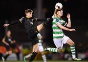 10 October 2017; Sean Gannon of Dundalk in action against Ronan Finn of Shamrock Rovers during the Irish Daily Mail FAI Cup Semi-Final Replay match between Shamrock Rovers and Dundalk at Tallaght Stadium in Tallaght, Dublin. Photo by Stephen McCarthy/Sportsfile