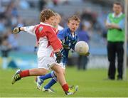 4 August 2012; Participants during the RESPECT Exhibition GoGames at the GAA Football All-Ireland Senior Championship Quarter-Final between Dublin and Laois. Croke Park, Dublin. Picture credit: Brian Lawless / SPORTSFILE