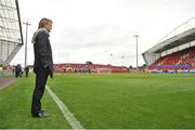 5 August 2012; Manchester City manager Roberto Mancini before the game. Soccer Friendly, Limerick FC v Manchester City, Thomond Park, Limerick. Picture credit: Diarmuid Greene / SPORTSFILE