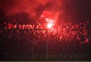 13 October 2017; Cork City supporters ahead of the SSE Airtricity League Premier Division match between Bohemians and Cork City at Dalymount Park in Dublin. Photo by Eóin Noonan/Sportsfile