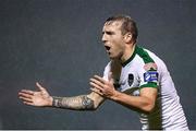 13 October 2017; Karl Sheppard of Cork City reacts during the SSE Airtricity League Premier Division match between Bohemians and Cork City at Dalymount Park in Dublin. Photo by Stephen McCarthy/Sportsfile