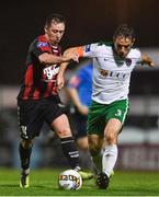 13 October 2017; Paddy Kavanagh of Bohemians in action against Alan Bennett of Cork City during the SSE Airtricity League Premier Division match between Bohemians and Cork City at Dalymount Park in Dublin. Photo by Eóin Noonan/Sportsfile