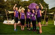 14 October 2017; Vhi ambassador and Olympian David Gillick pictured with, from left, Declan Moran, Director of Marketing & Business Development Vhi, Anne Best, Niamh Walker, and Sarah McDonagh, at the Malahide parkrun where Vhi hosted a special event to celebrate their partnership with parkrun Ireland. David was on hand to lead the warm up for parkrun participants before completing the 5km course alongside newcomers and seasoned parkrunners alike. Vhi provided walkers, joggers, runners and volunteers at Malahide parkrun with a variety of refreshments in the Vhi Relaxation Area at the finish line. A qualified physiotherapist was also available to guide participants through a post event stretching routine to ease those aching muscles.  parkruns take place over a 5km course weekly, are free to enter and are open to all ages and abilities, providing a fun and safe environment to enjoy exercise. To register for a parkrun near you visit www.parkrun.ie. New registrants should select their chosen event as their home location. You will then receive a personal barcode which acts as your free entry to any parkrun event worldwide. Photo by Cody Glenn/Sportsfile