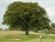 8 August 2012; Kevin Phelan, Ireland, plays his second shot to the 18th green during the 25th International European Amateur Championship. Carton House, Montgomerie Course, Maynooth, Co. Kildare. Picture credit: Matt Browne / SPORTSFILE