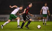 13 October 2017; Derek Pender of Bohemians in action against Kieran Sadlier of Cork City during the SSE Airtricity League Premier Division match between Bohemians and Cork City at Dalymount Park in Dublin. Photo by Stephen McCarthy/Sportsfile