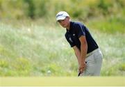 9 August 2012; Paul Dunne, Ireland, pitches onto the 11th green during the 25th International European Amateur Championship. Carton House, Montgomerie Course, Maynooth, Co. Kildare. Picture credit: Matt Browne / SPORTSFILE