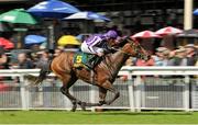 12 August 2012; Pedro The Great, with Seamus Heffernan up, on their way to winning the Keeneland Phoenix Stakes. Curragh Racecourse, the Curragh, Co. Kildare. Picture credit: Matt Browne / SPORTSFILE