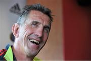 14 August 2012; Munster head coach Rob Penney during a press conference ahead of his side's pre-season friendly against Bristol on Friday. Munster Rugby Press Conference, McCarthy's Bar & Bistro, Model Farm Road, Bishopstown, Cork. Picture credit: Diarmuid Greene / SPORTSFILE