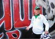 14 August 2012; Republic of Ireland manager Giovanni Trapattoni arriving for squad training ahead of his side's international friendly against Serbia on Wednesday. Republic of Ireland Squad Training, Red Star Stadium, Belgrade, Serbia. Picture credit: David Maher / SPORTSFILE