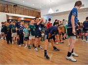 15 August 2012; A general view of children working on their skills while enjoying the Garda RFC VW Leinster Rugby Summer Camp. Garda RFC, Westmanstown, Co. Dublin. Picture credit: Barry Cregg / SPORTSFILE