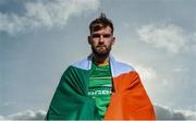 25 October 2017; Aidan O'Shea, Ireland captain and Mayo footballer, in attendance during the Ireland International Rules Series team announcement at Croke Park in Dublin. Photo by Piaras Ó Mídheach/Sportsfile