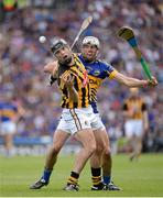 19 August 2012; JJ Delaney, Kilkenny, in action against Patrick Maher, Tipperary. GAA Hurling All-Ireland Senior Championship Semi-Final, Kilkenny v Tipperary, Croke Park, Dublin. Picture credit: Dáire Brennan / SPORTSFILE