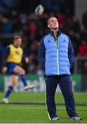 28 October 2017; Leinster senior coach Stuart Lancaster ahead of the Guinness PRO14 Round 7 match between Ulster and Leinster at Kingspan Stadium in Belfast. Photo by David Fitzgerald/Sportsfile