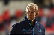 28 October 2017; Leinster head coach Leo Cullen ahead of the Guinness PRO14 Round 7 match between Ulster and Leinster at the Kingspan Stadium in Belfast. Photo by Ramsey Cardy/Sportsfile
