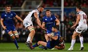 28 October 2017; Rob Kearney of Leinster is tackled by Rodney Ah You of Ulster during the Guinness PRO14 Round 7 match between Ulster and Leinster at the Kingspan Stadium in Belfast. Photo by Ramsey Cardy/Sportsfile