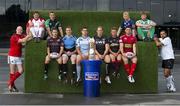 21 August 2012; In attendance at the launch of the Celtic League, rugby's premier professional club competition in Ireland, Italy, Scotland and Wales, are, from left, Munster's Paul O'Connell, Ulster's Johann Muller, Connacht's Gavin Duffy, Edinburgh's Greig Laidlaw, Glasgow Warriors' Ally Kellock, Cardiff's Andries Pretorius, Osprays' Alun Wyn Jones, Newport's Lewis Evans, Scarlets' Rob McCusker, Leinster's Leo Cullen, Benetton Treviso's Antonio Pavanello and Zebre's Marco Bortolami. Celtic League Season 2012/13 Launch, Riverside Museum, Glasgow, Scotland. Picture credit: Jeff Holmes / SPORTSFILE