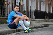 23 August 2012; adidas ambassador and Dublin footballer Bernard Brogan showcases the next installment of the world’s most iconic boot, the Predator® Kicking Boot. The new Predator® Kicking Boot boot is available now from sports stores nationwide. Picture credit: Brendan Moran / SPORTSFILE