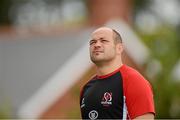 23 August 2012; Ulster's Rory Best during squad training ahead of their pre-season friendly against Newcastle Falcons on Friday. Ulster Rugby Squad Training, Ravenhill Park, Belfast, Co. Antrim. Picture credit: Oliver McVeigh / SPORTSFILE