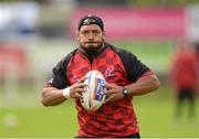 23 August 2012; Ulster's John Afoa in action during squad training ahead of their pre-season friendly against Newcastle Falcons on Friday. Ulster Rugby Squad Training, Ravenhill Park, Belfast, Co. Antrim. Picture credit: Oliver McVeigh / SPORTSFILE