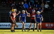 29 October 2017; Ronan Maher and Michael Cahill of Thurles Sarsfields celebrate after their side were awarded a free during the AIB Munster GAA Hurling Senior Club Championship Quarter-Final match between Ballygunner and Thurles Sarsfields at Walsh Park in Waterford. Photo by Diarmuid Greene/Sportsfile