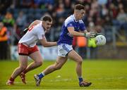 29 October 2017; Barry Fortune of Cavan Gaels in action against Padraig Mervyn of Lamh Dhearg during the AIB Ulster GAA Football Senior Club Championship Quarter-Final match between Cavan Gaels and Lamh Dhearg at Kingspan Breffni in Cavan. Photo by Oliver McVeigh/Sportsfile