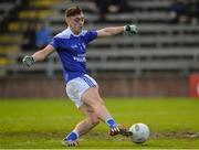 29 October 2017; Barry Fortune of Cavan Gaels with a shot on goal during the AIB Ulster GAA Football Senior Club Championship Quarter-Final match between Cavan Gaels and Lamh Dhearg at Kingspan Breffni in Cavan. Photo by Oliver McVeigh/Sportsfile