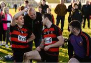 29 October 2017; Shane O'Sullivan, left, and Barry Coughlin of Ballygunner are congratulated by a supporter after the AIB Munster GAA Hurling Senior Club Championship Quarter-Final match between Ballygunner and Thurles Sarsfields at Walsh Park in Waterford. Photo by Diarmuid Greene/Sportsfile